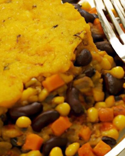 Hearty Harmony: Rice and Beans Paired with Cornbread Delight