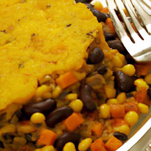 Hearty Harmony: Rice and Beans Paired with Cornbread Delight