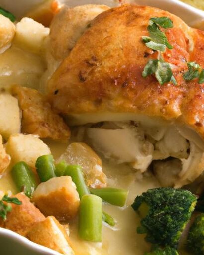 Cozy Chicken and Stuffing Bake: A Classic Comfort Dish