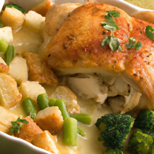 Cozy Chicken and Stuffing Bake: A Classic Comfort Dish