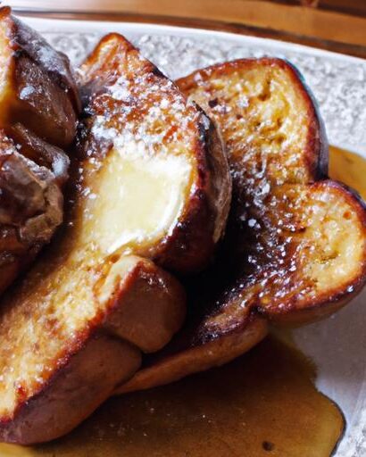 Sourdough French Toast with Brown Sugar & Vanilla Bean Bliss