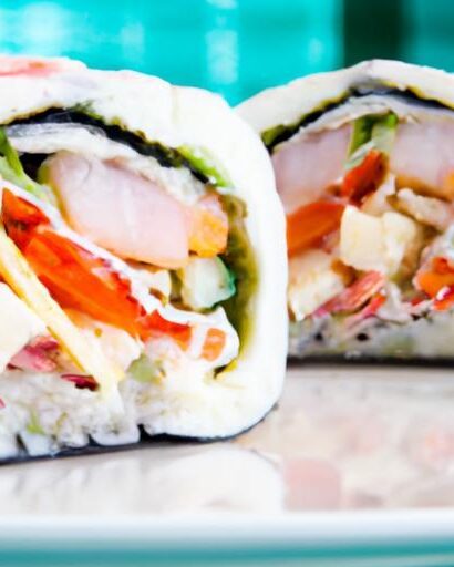 Sushi Sandwich Rolls: Flattened Bread Meets Flavorful Fillings