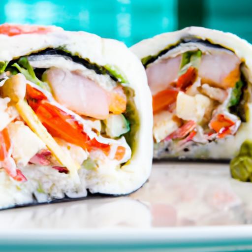 Sushi Sandwich Rolls: Flattened Bread Meets Flavorful Fillings