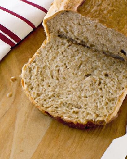 Whole Wheat Bread: A Wholesome Slice of Nutrition and Flavor