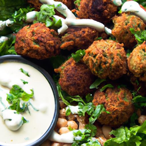 Crisp Falafel Meets Creamy Tahini: A Flavorful Duo