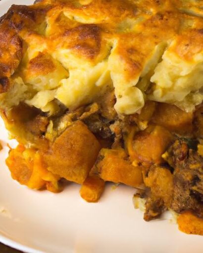 Hearty Gluten-Free Shepherd’s Pie Topped with Sweet Potato