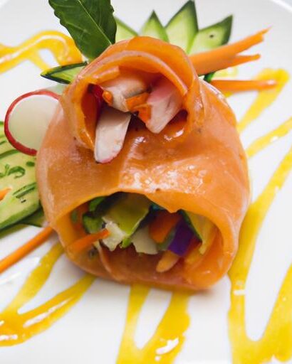 Tuna and Mango Hand Roll: A Fresh Twist on Sushi Delight