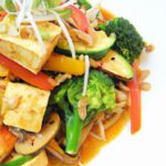 Savor the Flavors: Tofu Stir Fry with Creamy Peanut Sauce