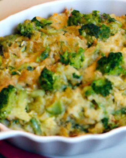 Savory Cheesy Broccoli Rice Casserole: Comfort in Every Bite