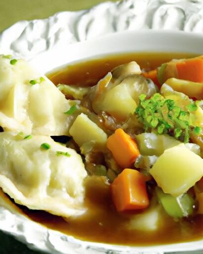 Comfort in a Bowl: Savory Chicken and Dumpling Lunch