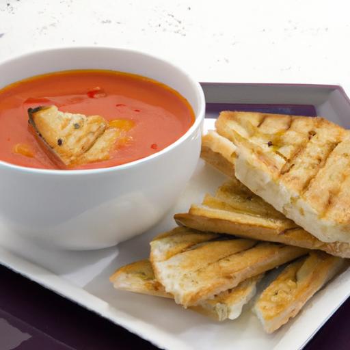 Cozy Comfort:⁢ Tomato ‍Soup Perfectly Paired with Crackers