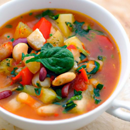 A Comforting Bowl of Hearty Minestrone Soup delight