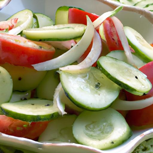 Fresh & Easy: A Simple Cucumber and Tomato Salad Recipe