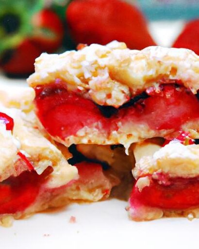 Strawberry Pop Tart Cookie Bars: A Sweet Twist Delight