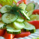 Fresh & Easy: A Simple Cucumber and Tomato Salad Recipe