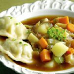 Comfort in a Bowl: Savory Chicken and Dumpling Lunch
