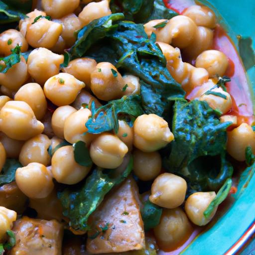 Hearty Spinach and Chickpea Stew: A Wholesome Delight