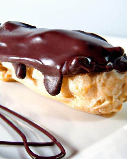 Decadent Éclairs with Silky Chocolate Glaze Delight