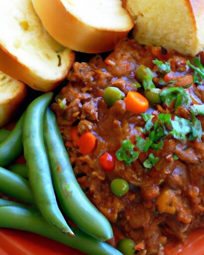 Sloppy Joe Mix Paired Perfectly with Fresh Bread Sides