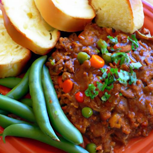 Sloppy Joe Mix Paired Perfectly with Fresh Bread Sides