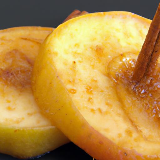 Warm Spices Meet Sweetness: Baked Apple Slices with Cinnamon