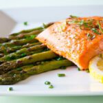 Zesty Lemon Herb Salmon Paired with Tender Asparagus