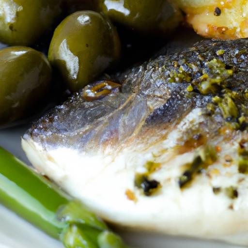 Pan-Seared Branzino with Olives: A Mediterranean delight