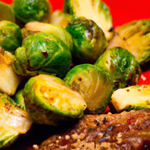 Savor the Perfect Grilled Steak with Roasted Brussels Sprouts