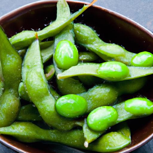 edamame with Sea Salt: A Simple Snack boosting Flavor