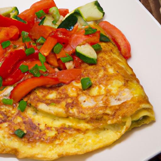 Colorful Veggie Omelette: ‌A Wholesome Morning Delight