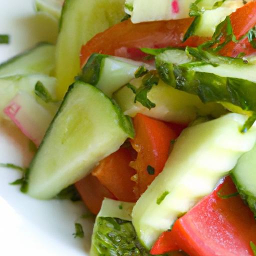 Fresh and Easy: Simple Cucumber Tomato Salad Recipe