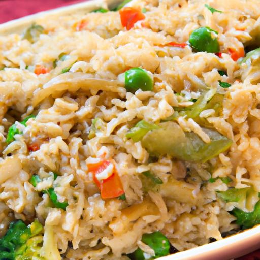 Hearty Vegetable fried Rice: Perfect for Feeding a Crowd