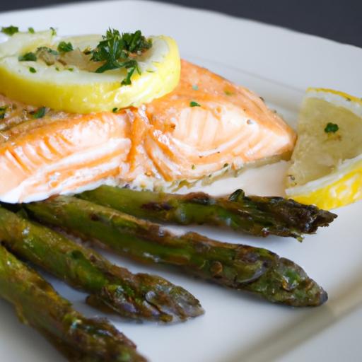 Zesty Lemon Herb ⁢Salmon Paired with ‌Tender Asparagus