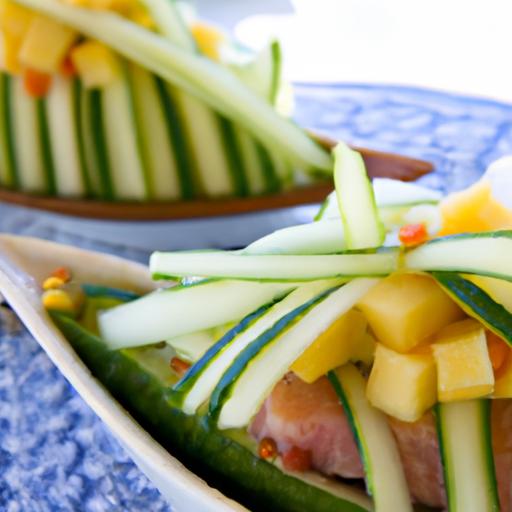 Refreshing Cucumber Boats Filled with Savory Tuna Salad