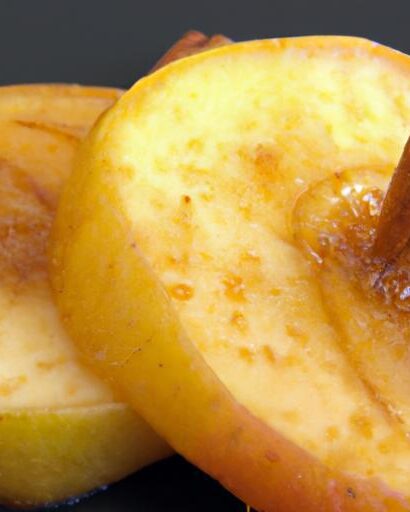 Warm Spices Meet Sweetness: Baked Apple Slices with Cinnamon