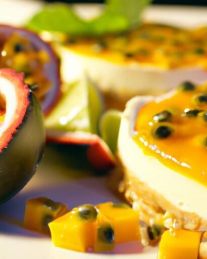Tropical Delight: Simple Passion Fruit Cheesecake Recipe