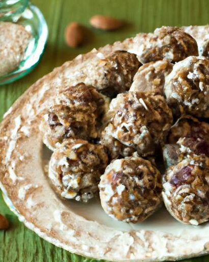 Wholesome Energy Balls: Dates, Oats & Almond Butter Boost