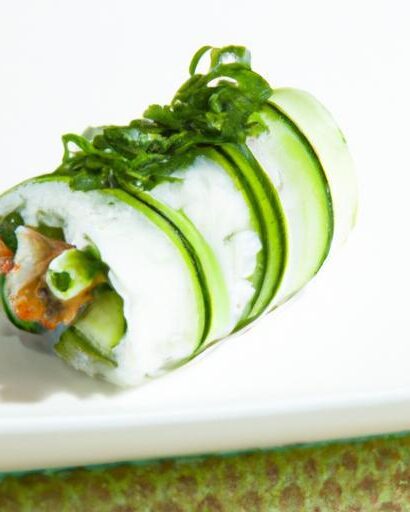 Fresh and Light: Exploring the Art of Cucumber Wrapped Sushi
