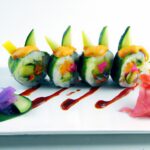 Rainbow Tempura Roll: A Vibrant Twist on Veggie Sushi