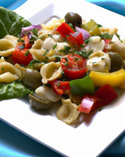 Mediterranean Delight: Greek Tortellini Pasta Salad Recipe