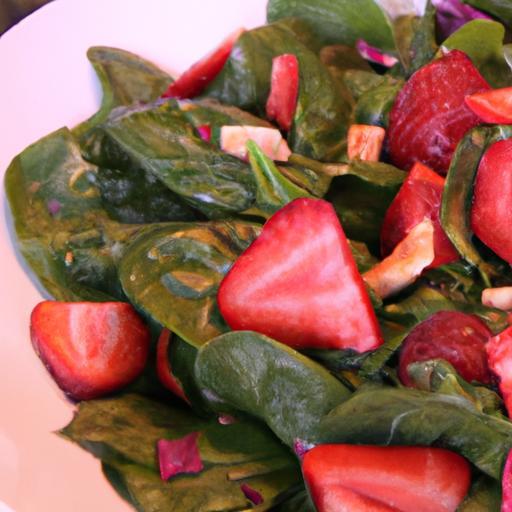 Fresh & Flavorful Strawberry Spinach Salad Recipe Delight