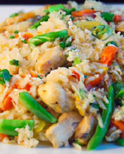 Colorful Chicken Fried Rice: A Veggie-Packed Delight