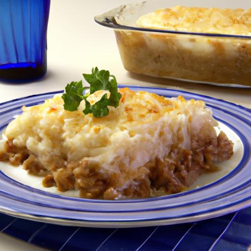 Hearty Shepherd’s Pie with Ground Beef and Fluffy Rice