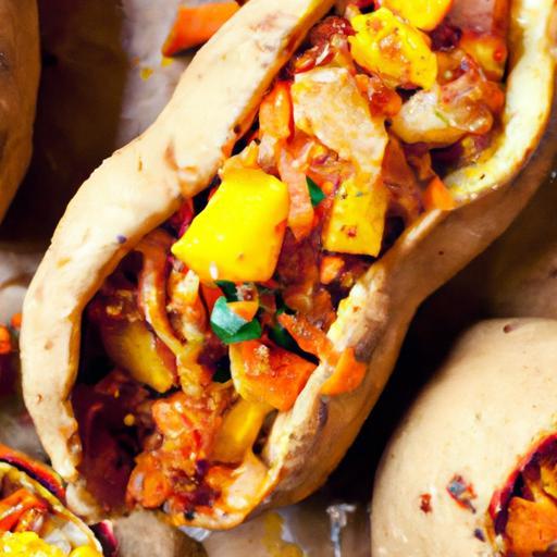 Morning Boost: 5 Vegan Stuffed Sweet Potato Recipes