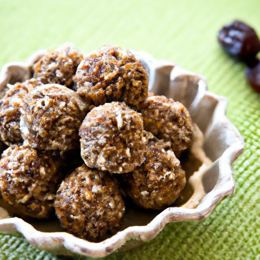 wholesome​ Energy ⁢Balls: Dates,Oats & Almond Butter⁢ Boost