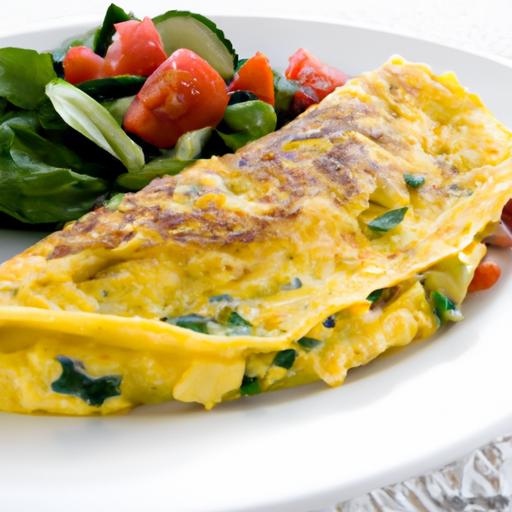savory olive Oil & Herb Omelet: A Wholesome Breakfast Delight