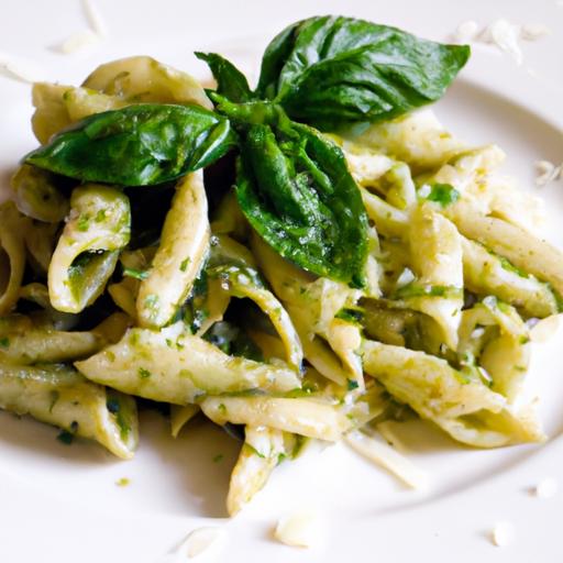 Brighten Your Plate: fresh Basil Pesto Pasta Delight