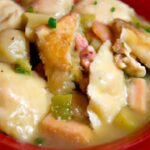 Homestyle Chicken and Dumplings Made Completely From Scratch