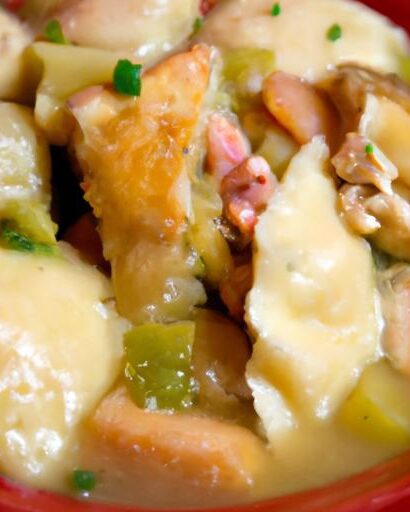 Homestyle Chicken and Dumplings Made Completely From Scratch