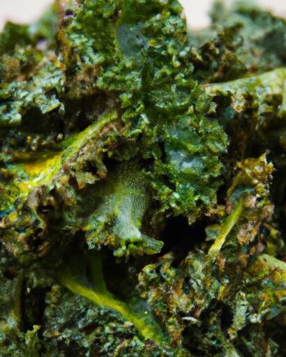 Crunchy Homemade Kale Chips with a Nutritional Yeast Twist